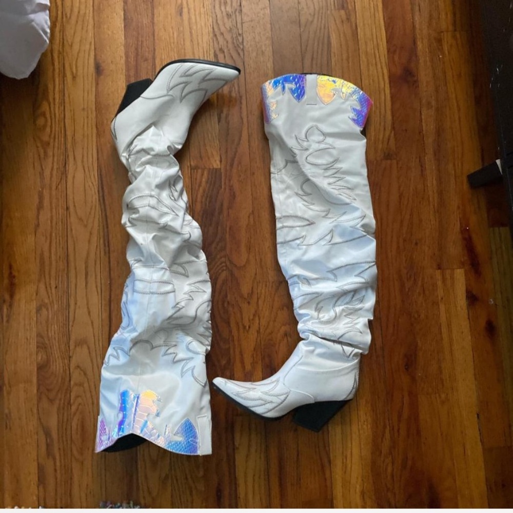 Worn twice cowboy boots